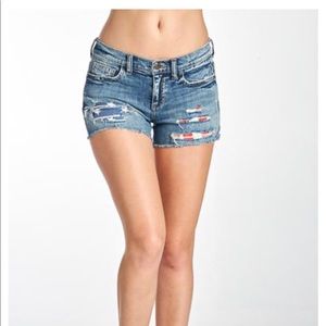 American Flag pocket shorts